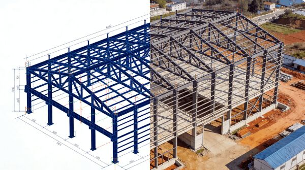 BIM structural design & on-site construction