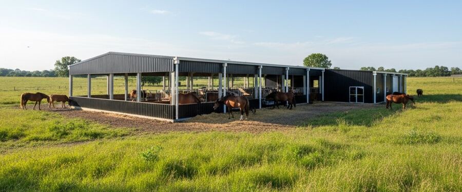 Steel Structure Horse Farm